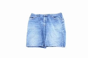90's Lee Denim Shorts Stain Resistant Weave Flat Seams