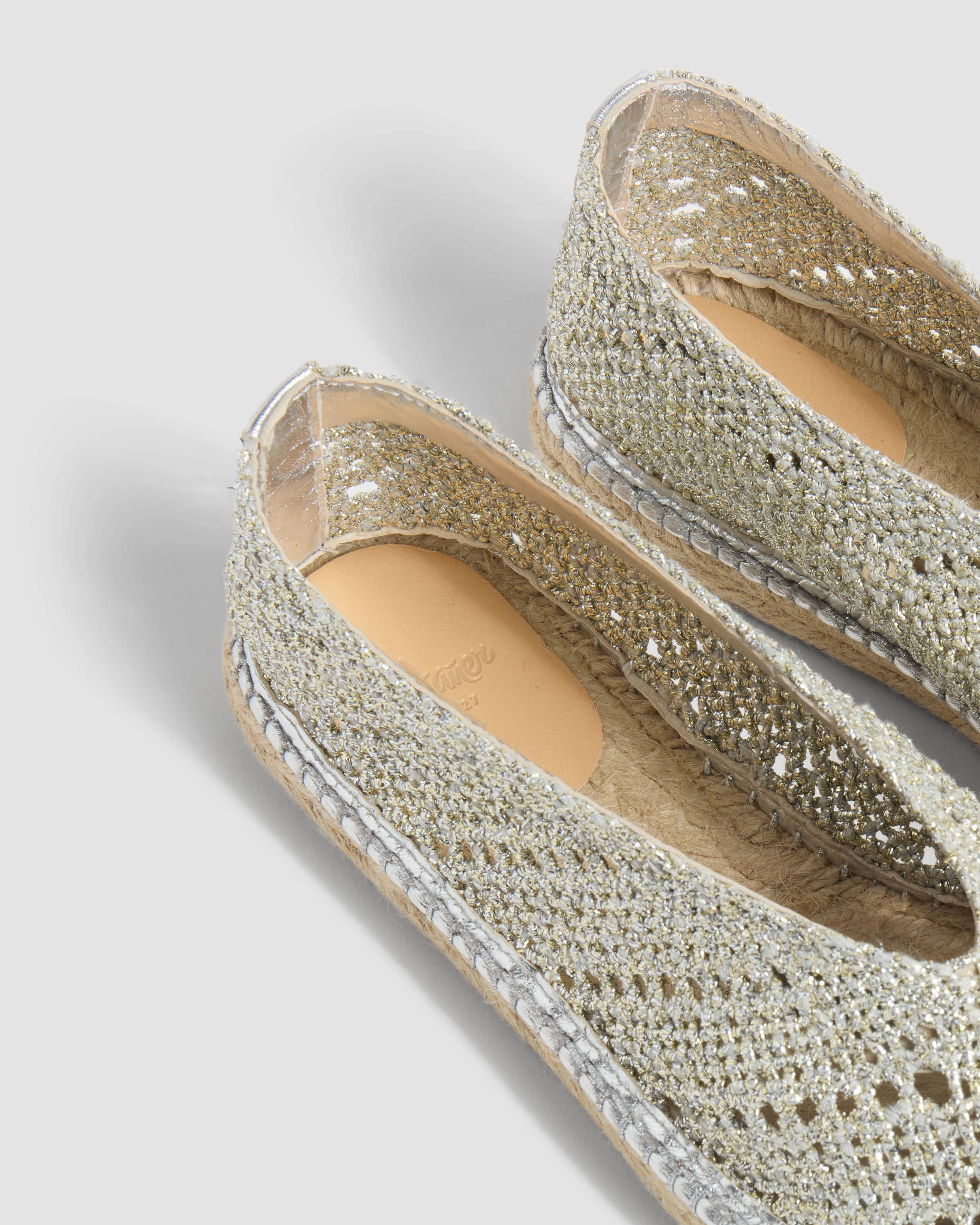 Kim Beige Raffia Travel Footwear Walking