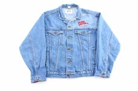 Versatile Clothing 90's Planet Hollywood Embroidered Las Vegas Denim Jacket