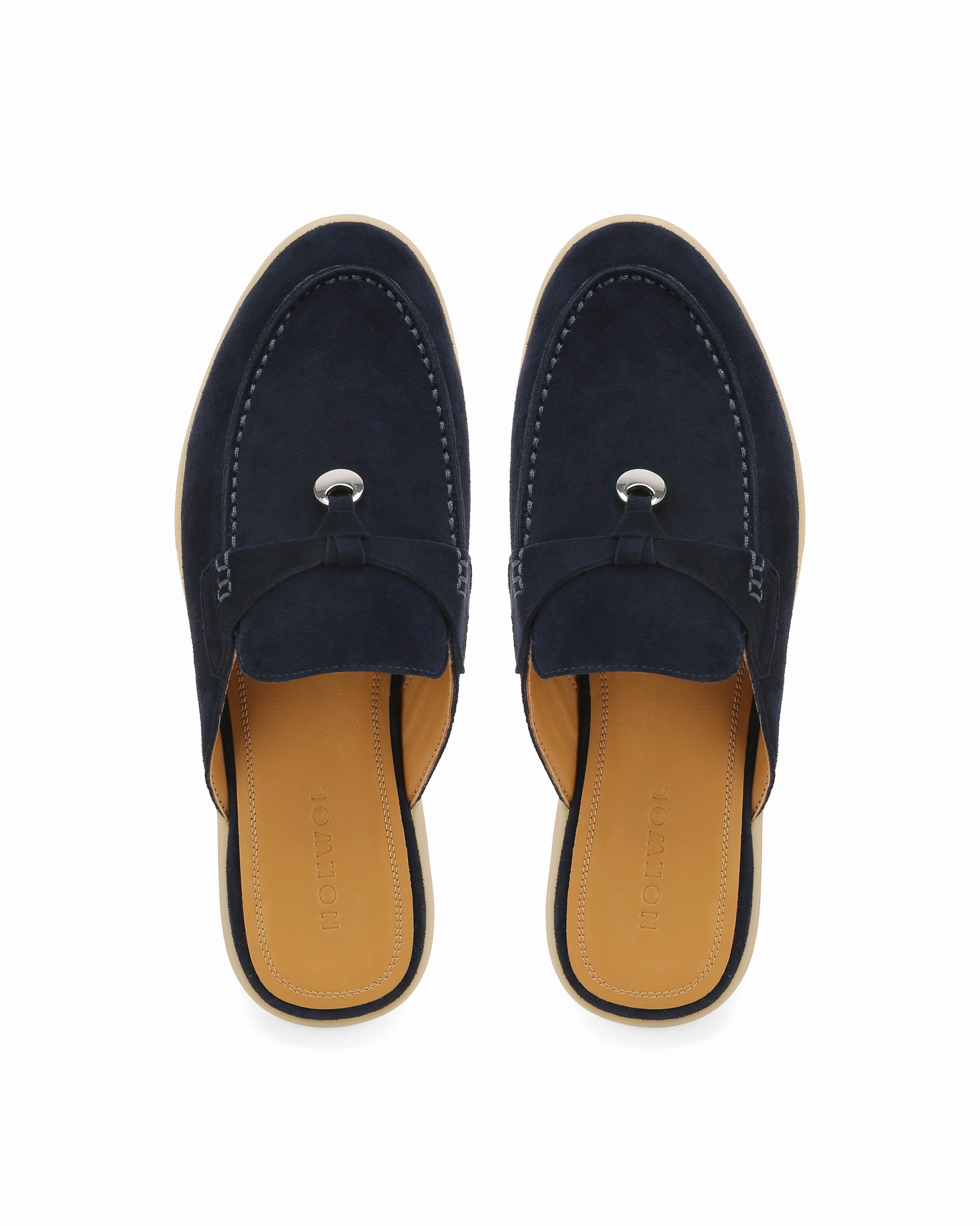 Jessie Navy Suede Grip Strong
