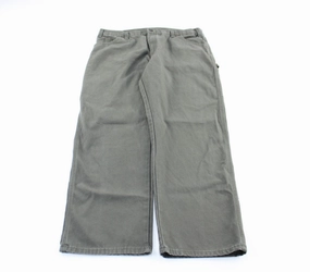 Timeless Style FadeResistantTreatment Dickie's Logo Patch Olive Green Workwear Pants