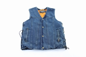 Spark ReversibleStyle Unik Denim Button Snap Vest