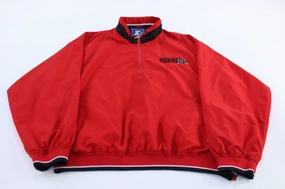University of Nebraska Huskers Full Zip Windbreaker Jacket skier Cold Proof