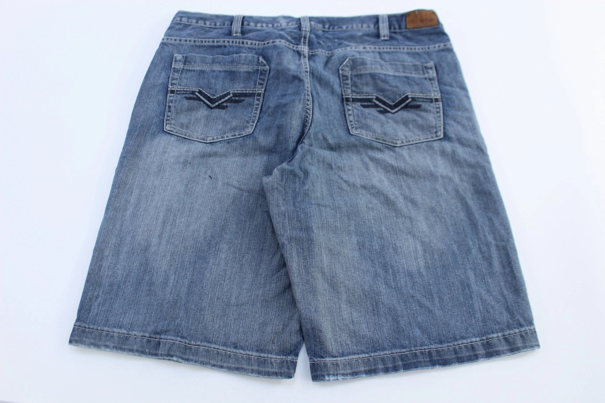 Odor Control Technology Urban Pipeline Medium Wash Denim Shorts