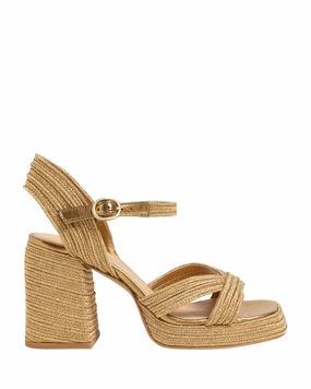 Valle Beige Platform Sandal Versatile Outdoor Style Pool Fun