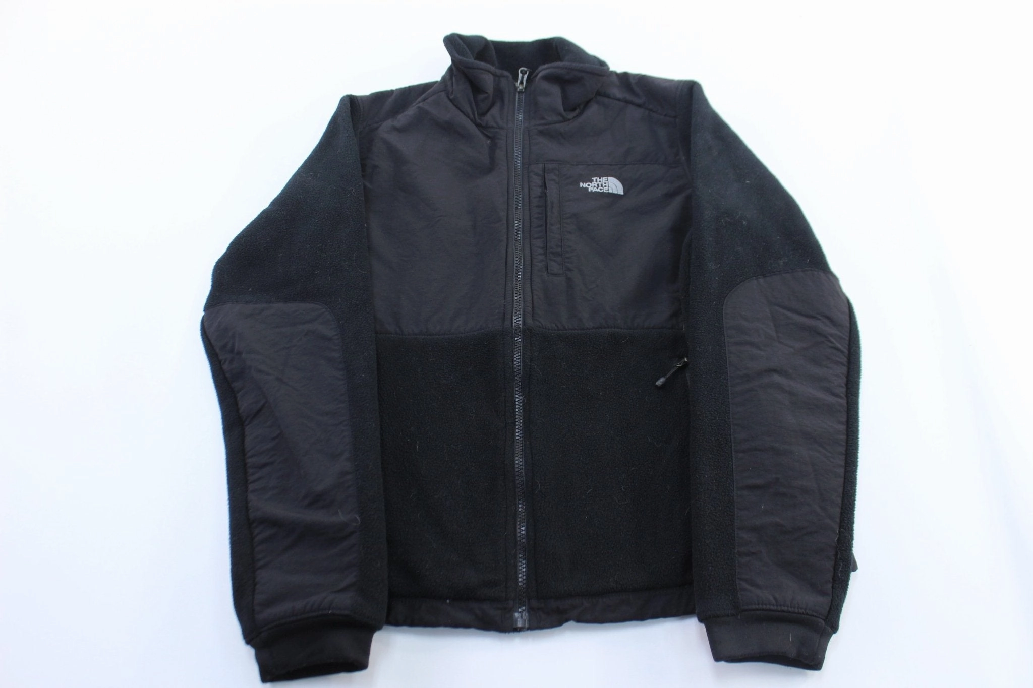 Stretchable Backpack friendly Women's The North Face Embroidered Logo Black Denali Jacket