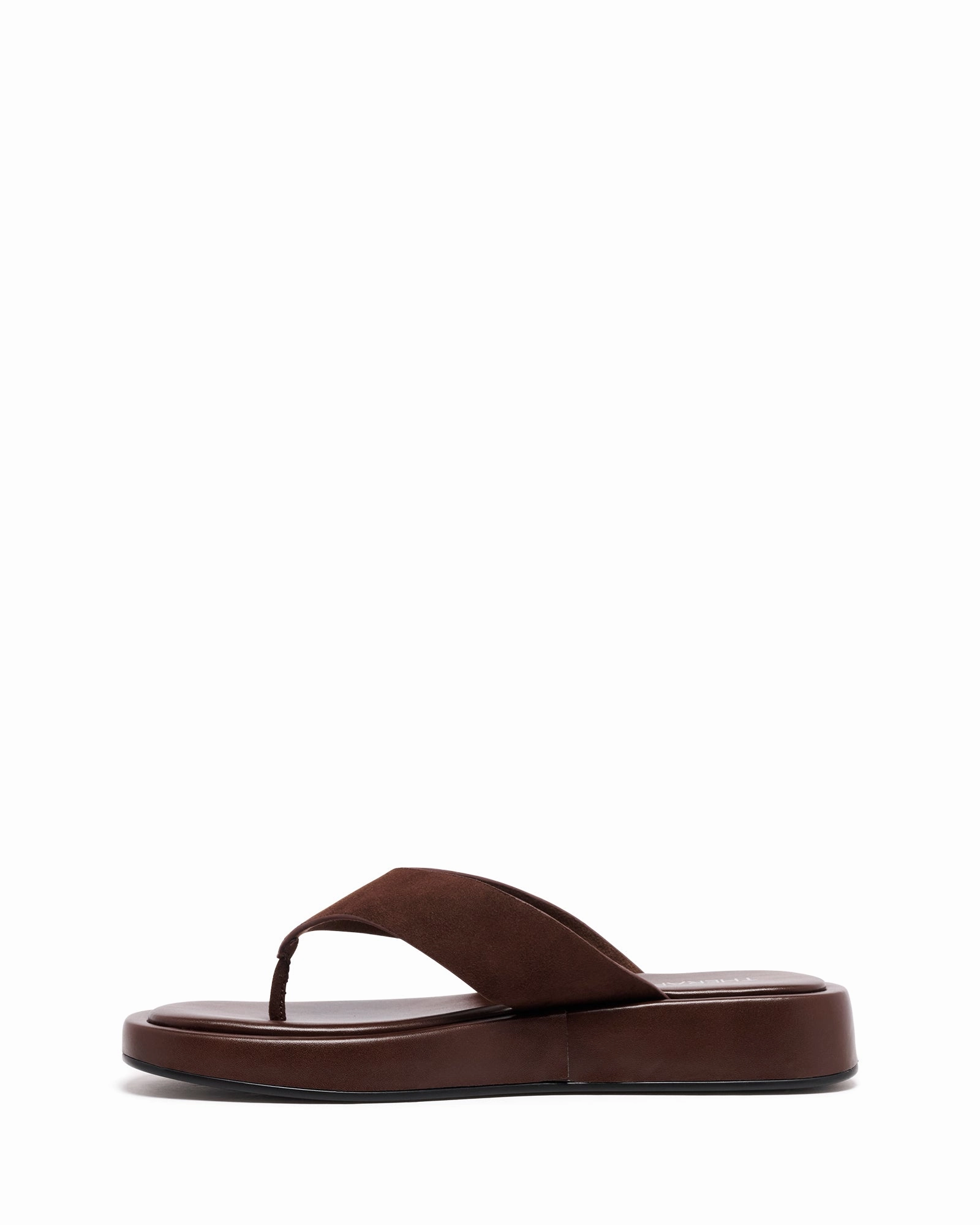 Quick Drying Veda Thong Sandal Chocolate Suede
