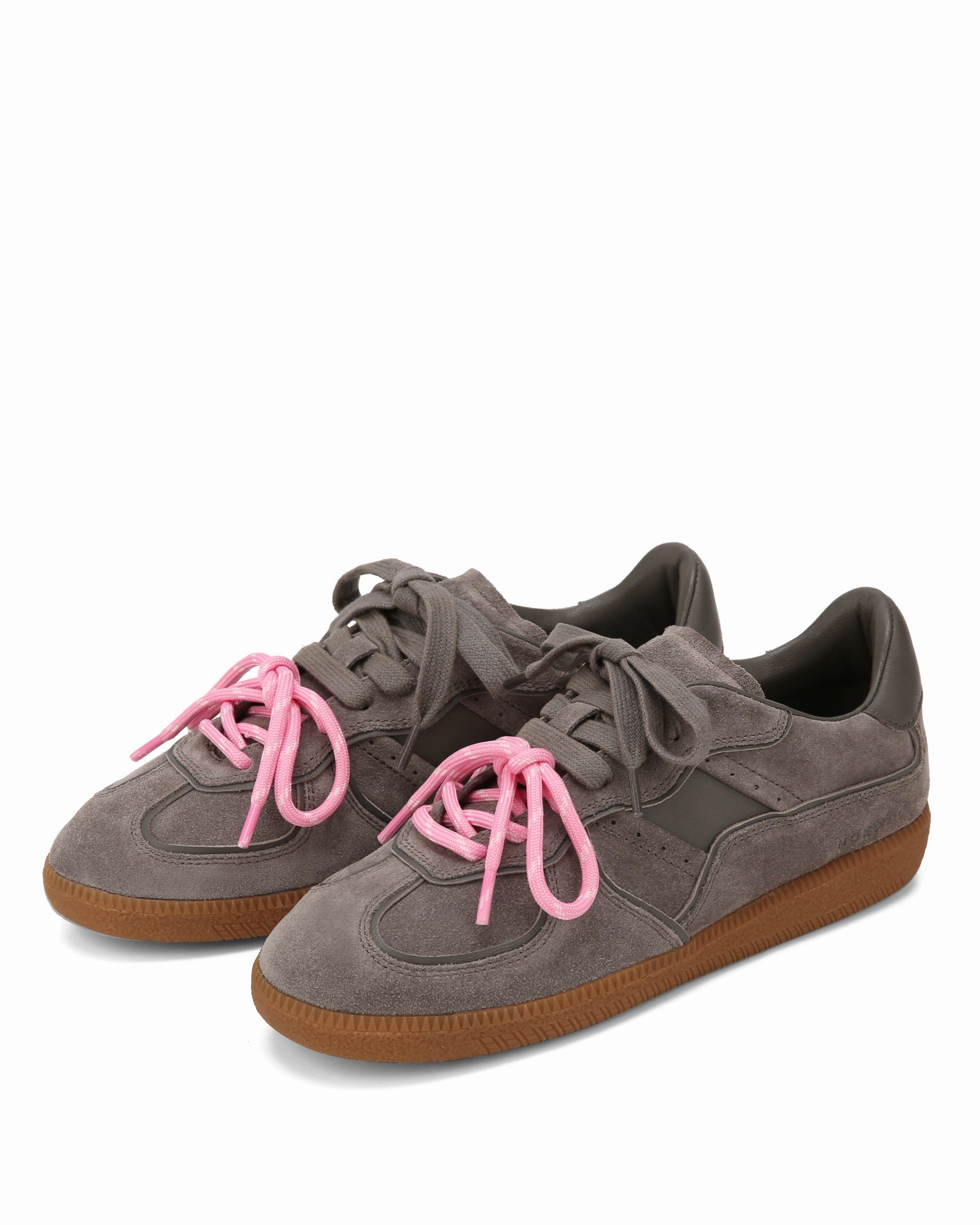 Retro Inspired Silhouette Fast Lane August Grey Suede