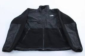 The North Face Embroidered Logo Black Denali Jacket Flexible