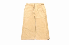 Sporty Fit Design Dickie's Logo Patch Tan Workwear Pants