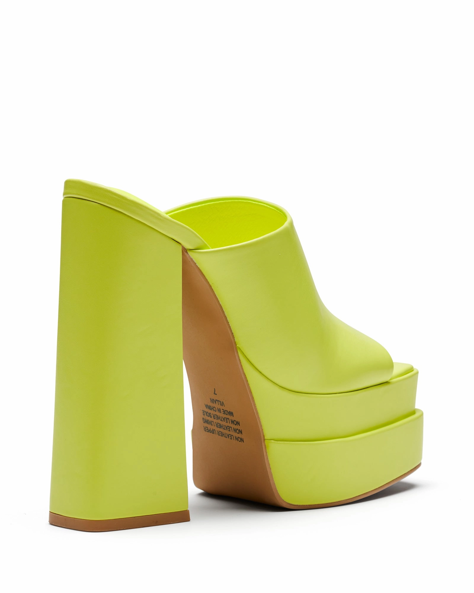 Villain  Citrus *FINAL SALE* Peep Toe Booties