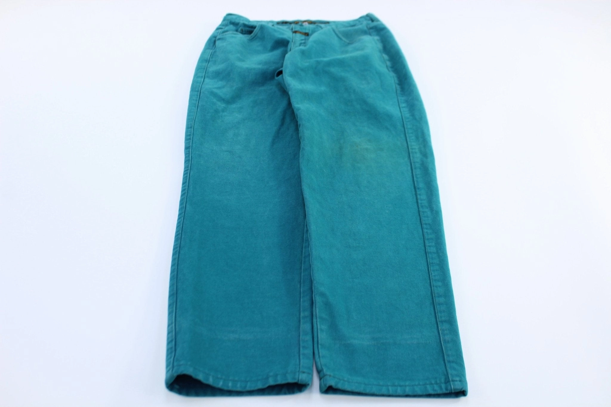 Minimal Bulk Chilly Layering Vintage Marithe Francois Girbaud Teal Wash Jeans