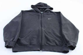 Propagate Low Bulk Design Vintage Nike Embroidered Logo Full Zip Hooded Jacket