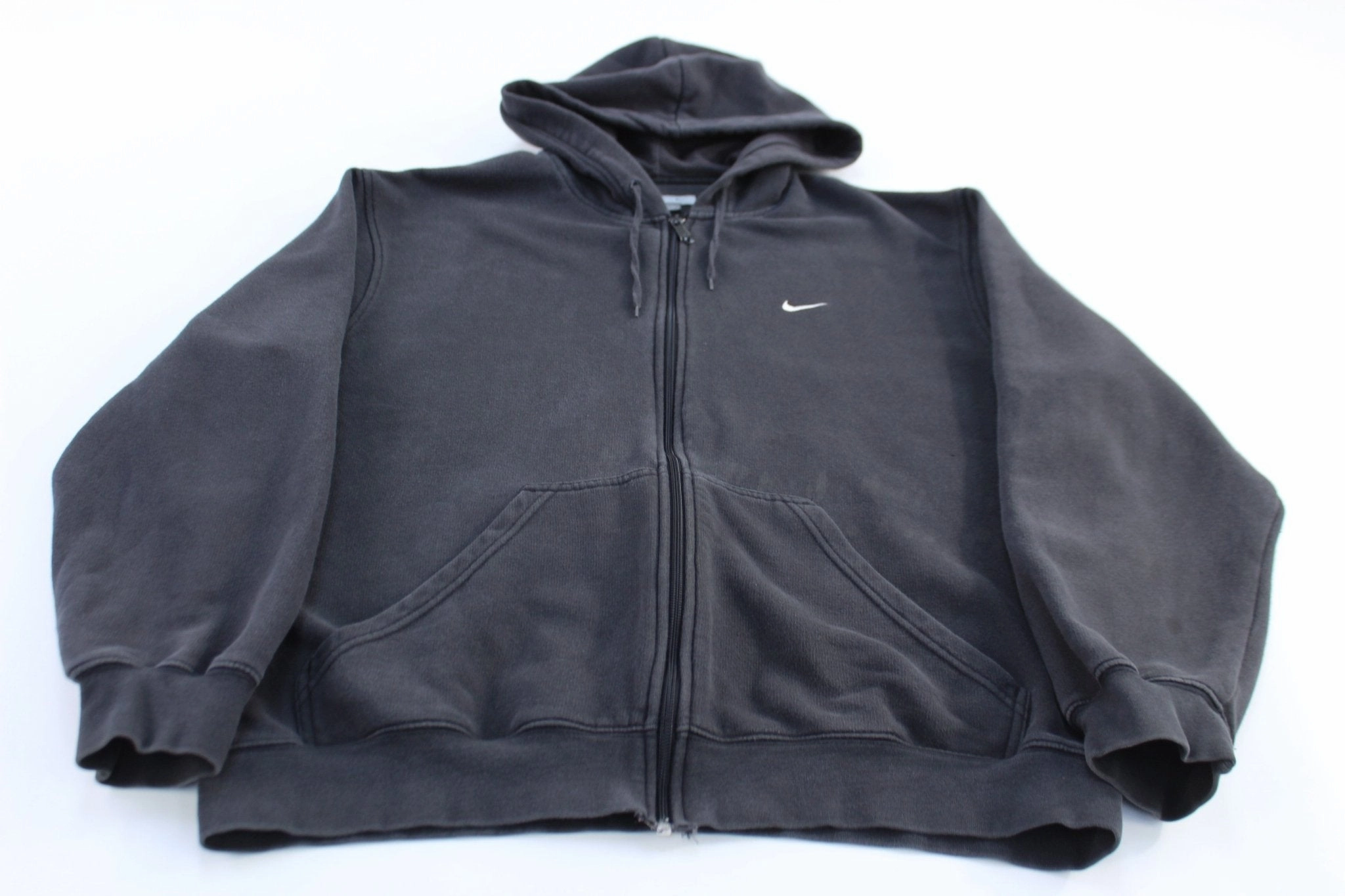 Propagate Low Bulk Design Vintage Nike Embroidered Logo Full Zip Hooded Jacket