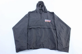 Trend petite size Vintage San Antonio Spurs Embroidered Logo Athletic Pullover Jacket