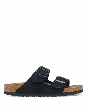 W Arizona Black Suede 1027152 Open Toe Shoes