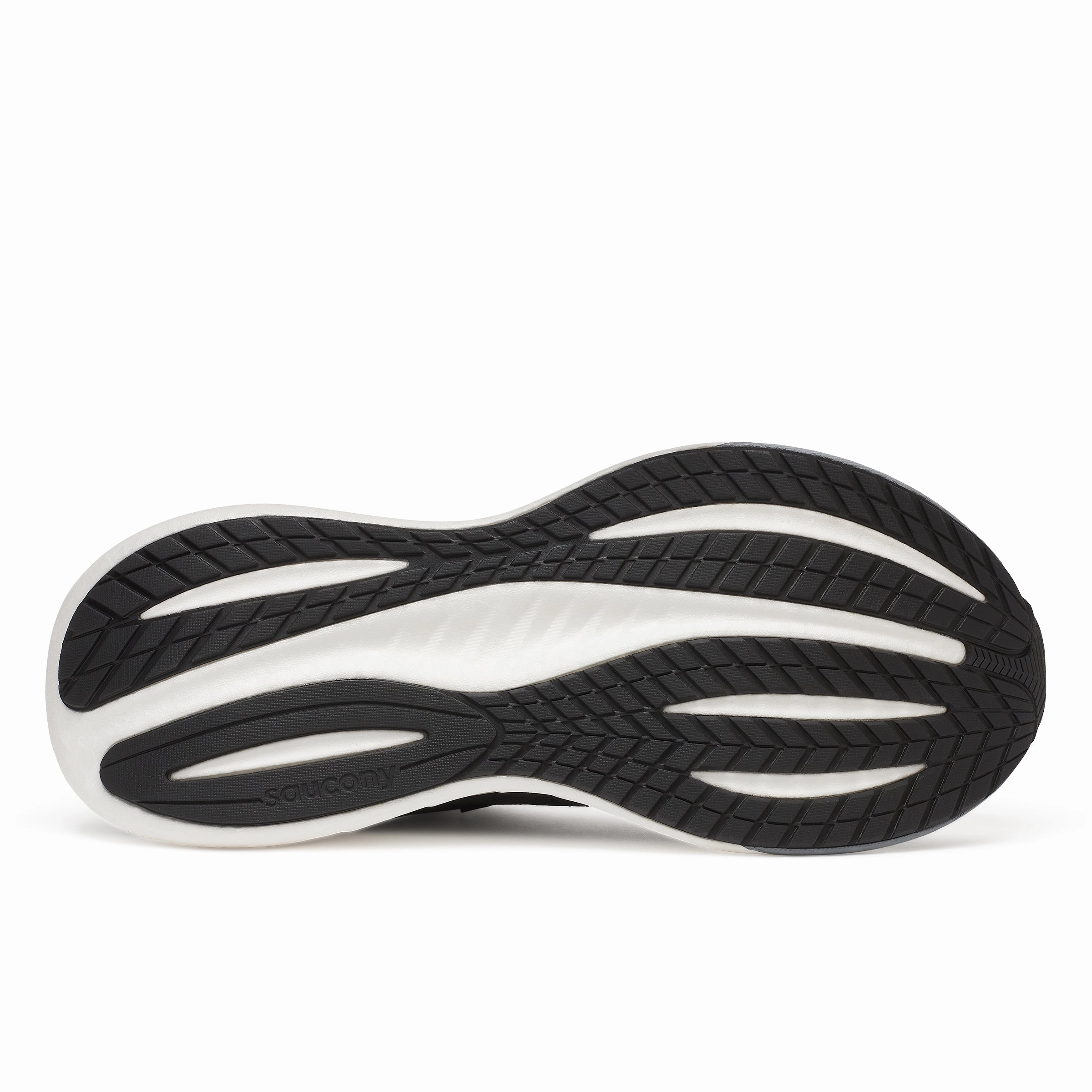 W Triumph 22 Black/White Mesh individual sports shoes maximalist - running - shoes