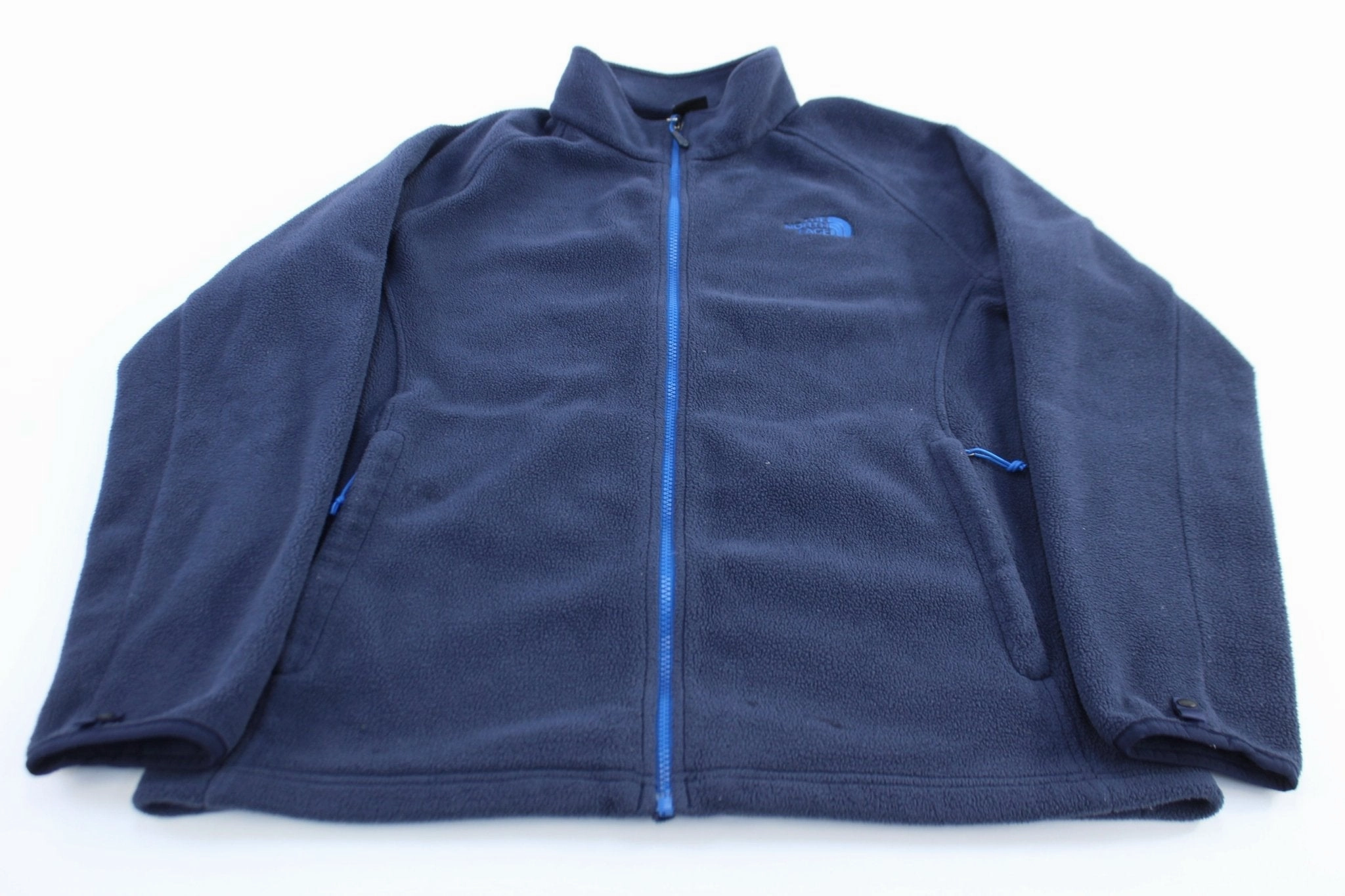 The North Face Embroidered Logo Blue Fleece Jacket Endure