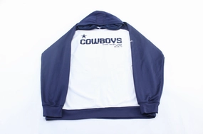 Formal Event Smooth Texture Reebok Embroidered Logo Dallas Cowboys Pullover Hoodie