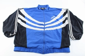 90's Adidas Embroidered Logo Nepal Zip Up Jacket pilots
