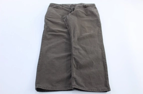 Carhartt Logo Patch Brown Relaxed Fit Pants Yoga Ready