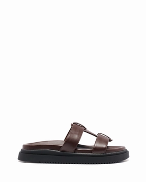 Pause Sandal Chocolate Cushioned Comfort Sandy Path