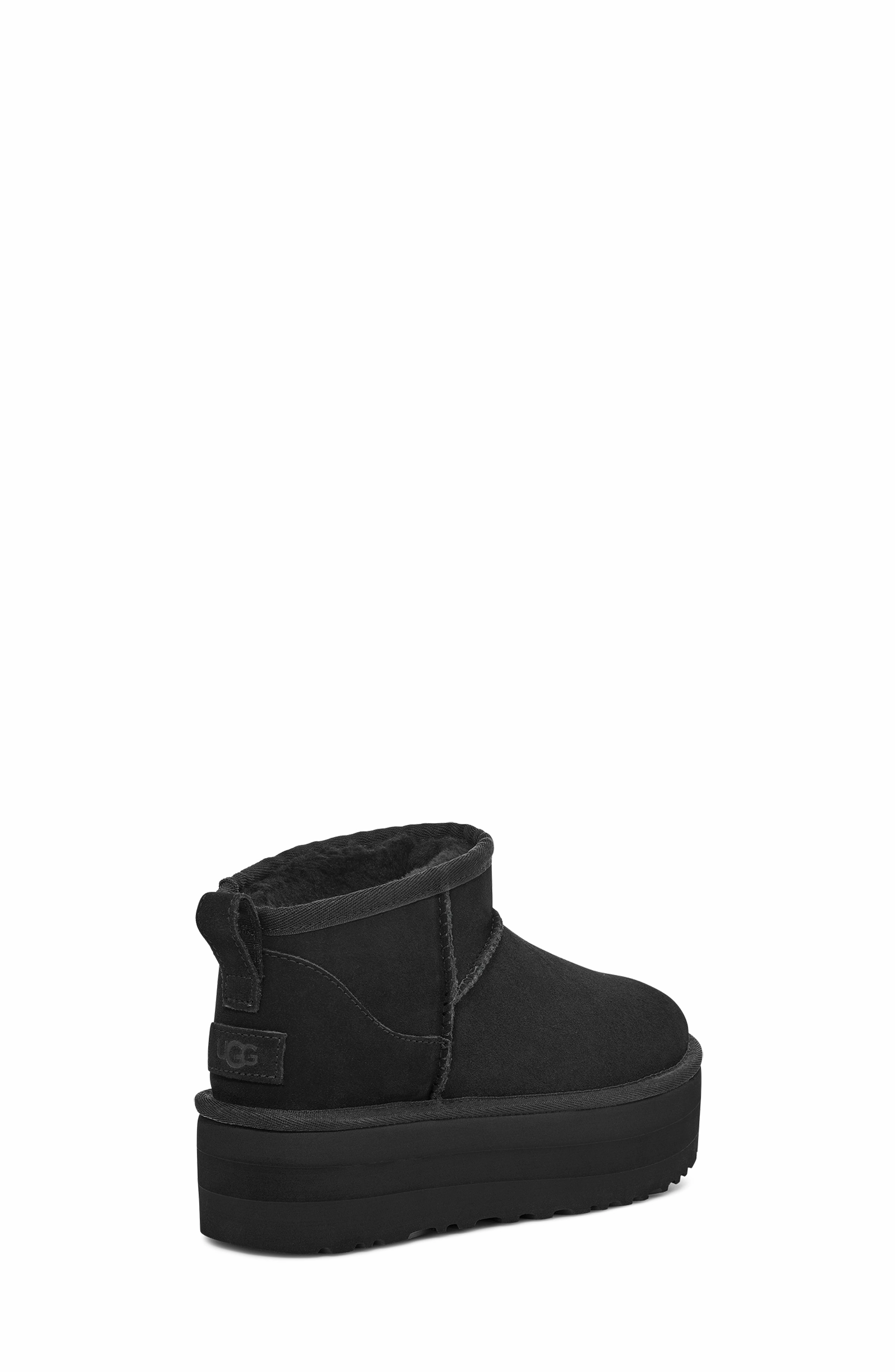 Extreme Winter Gear W Classic Ultra Mini Platform Black Suede