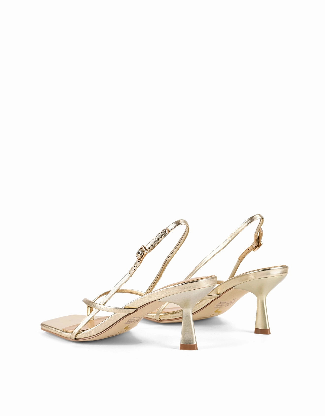 Santorini Strappy Thong Sandal - Gold Metallic Leather Airflow Optimized Design Secure Closure