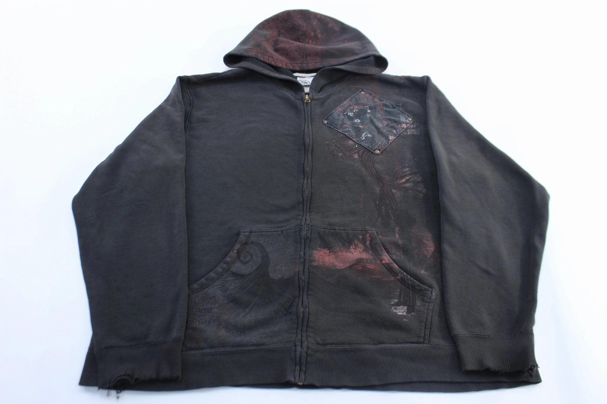 Disney Jack Skellington The Nightmare Before Christmas Zip Up Hoodie models