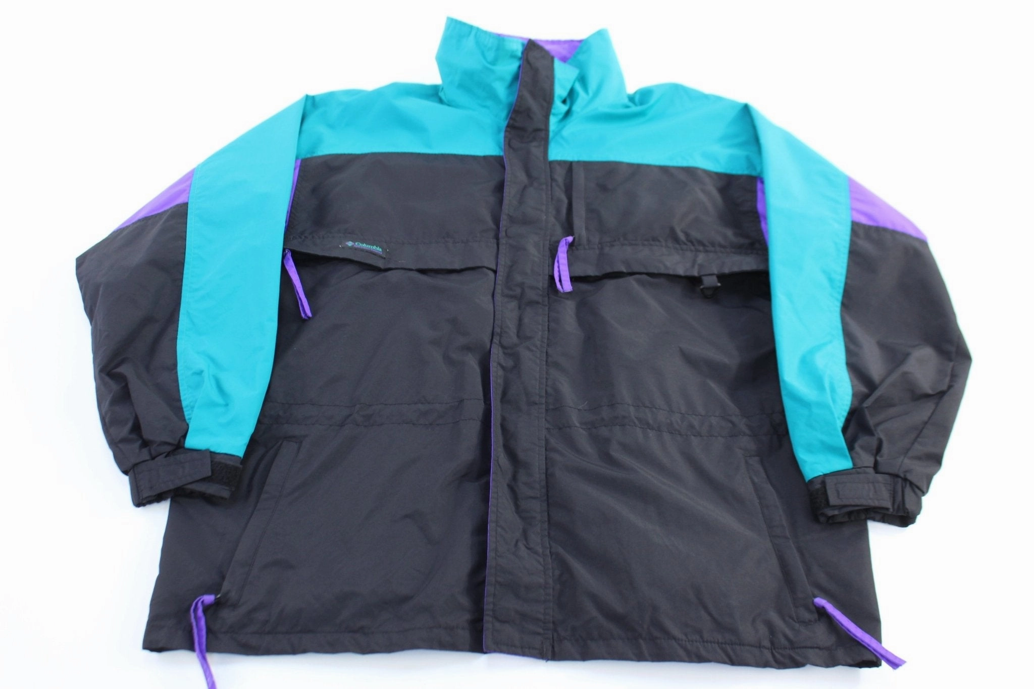 Confidence booster 90's Columbia Multicolor Full Zip Parka Jacket