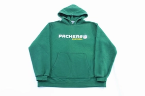 Fresh Appeal Reebok Logo Green Bay Packers Football Pullover Hoodie