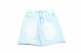 Anti Pilling Textile FlyPaper Light Wash Denim Shorts