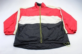 Wilson Embroidered Logo Red, Black, & White Jacket Chilly Days