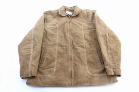 Share Wilson's Leather M. Julian Tan Suede Zip Up Jacket