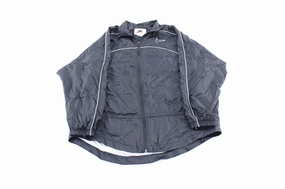 Smart Casual Women's 90's Nike Embroidered Logo Black Zip Up Jacket