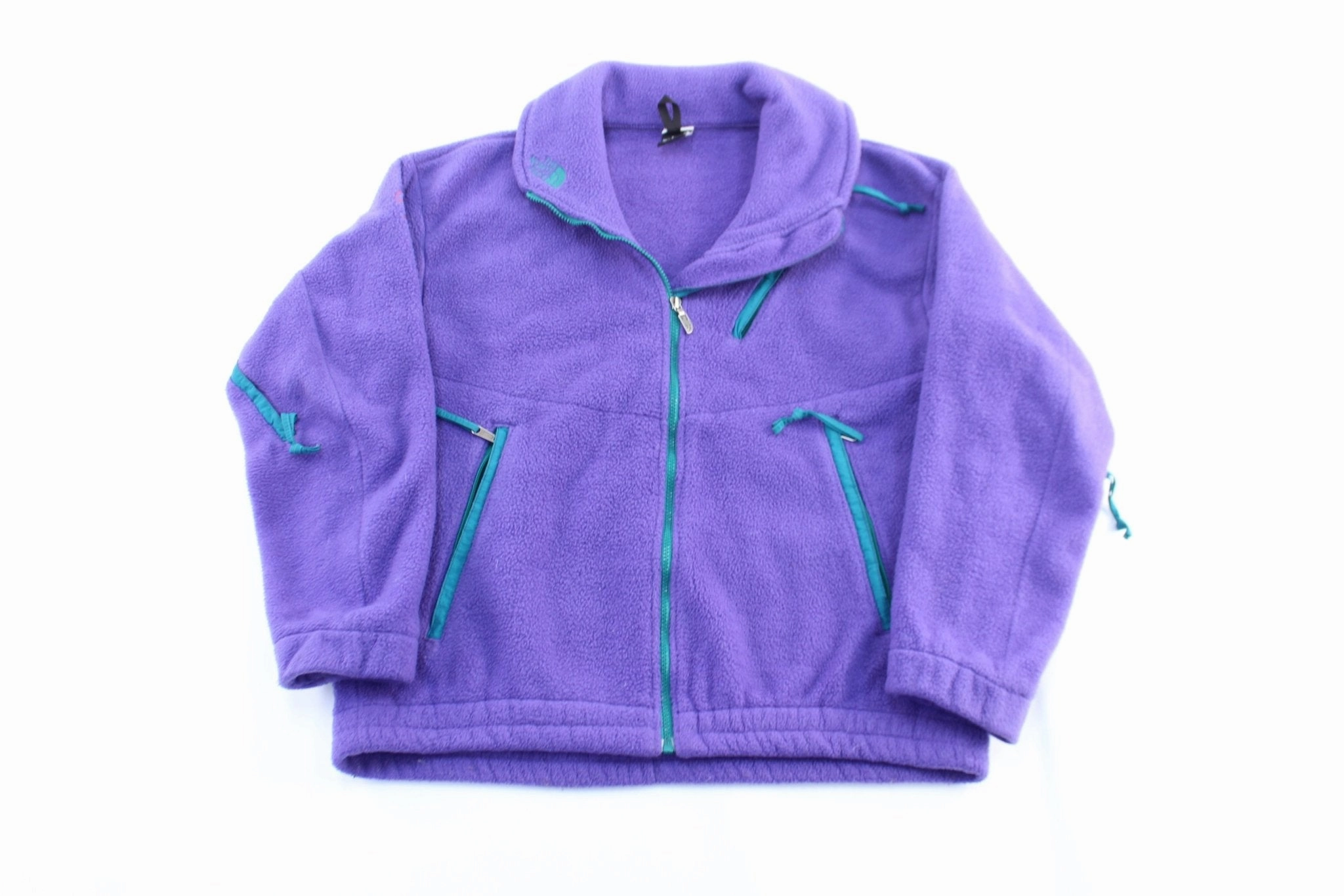 Women's 90's The North Face Purple Trans-Antarctica Expedition Zip Up Jacket Secure Closures Variable Baffle Sizing