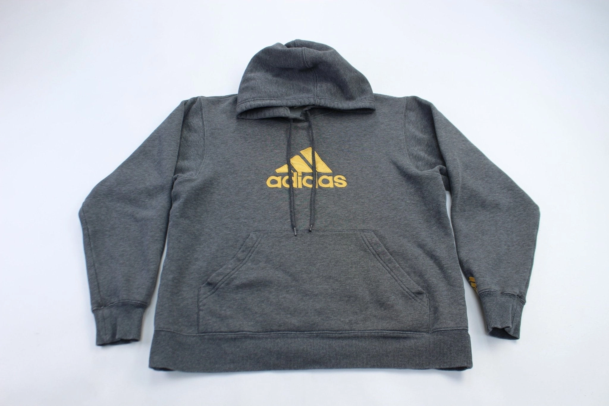 Women's Adidas Embroidered Logo Grey Hoodie Jacket Participate