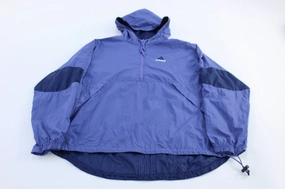 Waterproof Fabric Fitted Wear Women's Adidas Embroidered Logo Quarter Zip Windbreaker