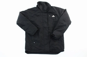 Surfer Women's Adidas Logo Embroidered Black Zip Up Jacket