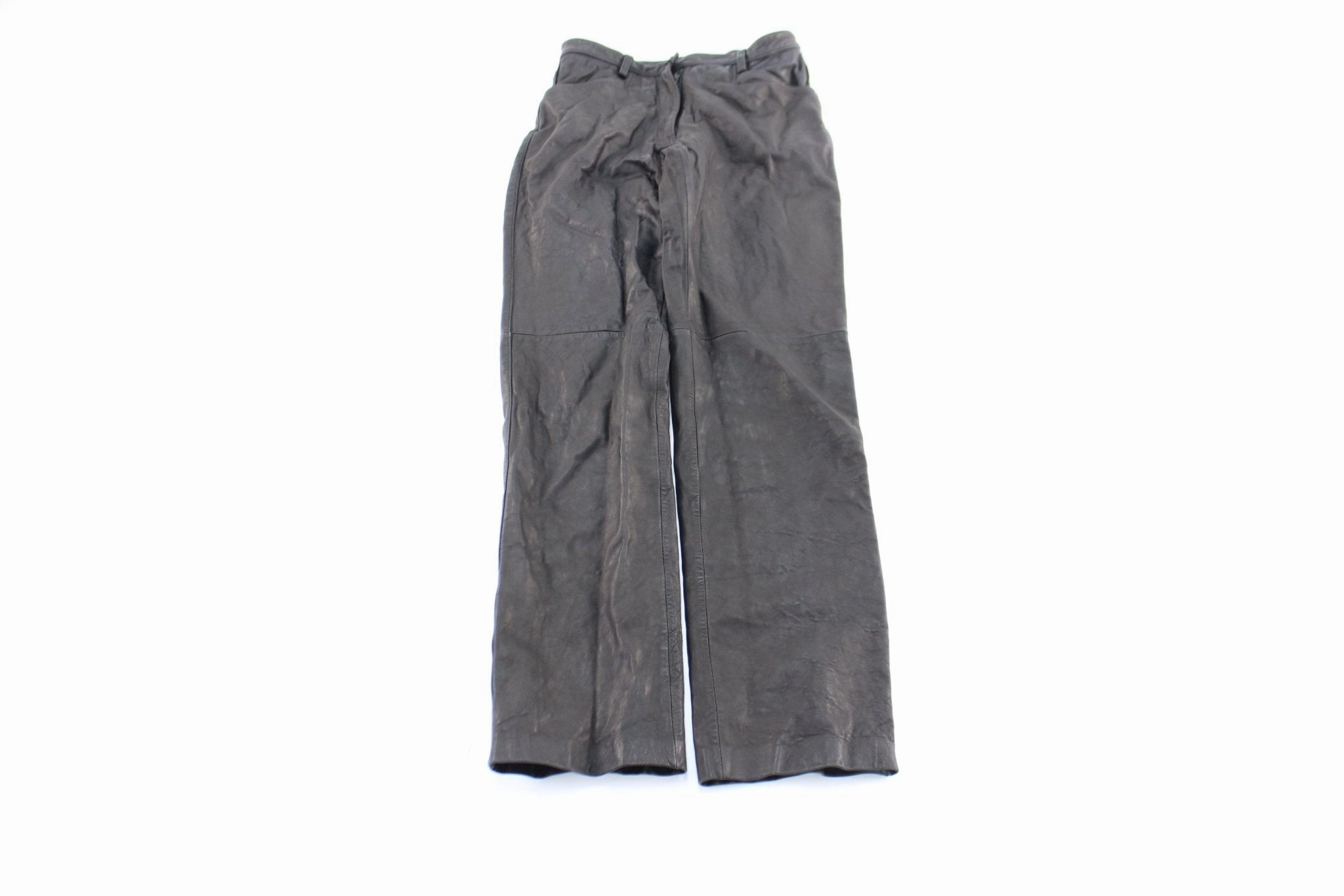 Women's Bebe Black Leather Pants Comfort Style Heat Friendly