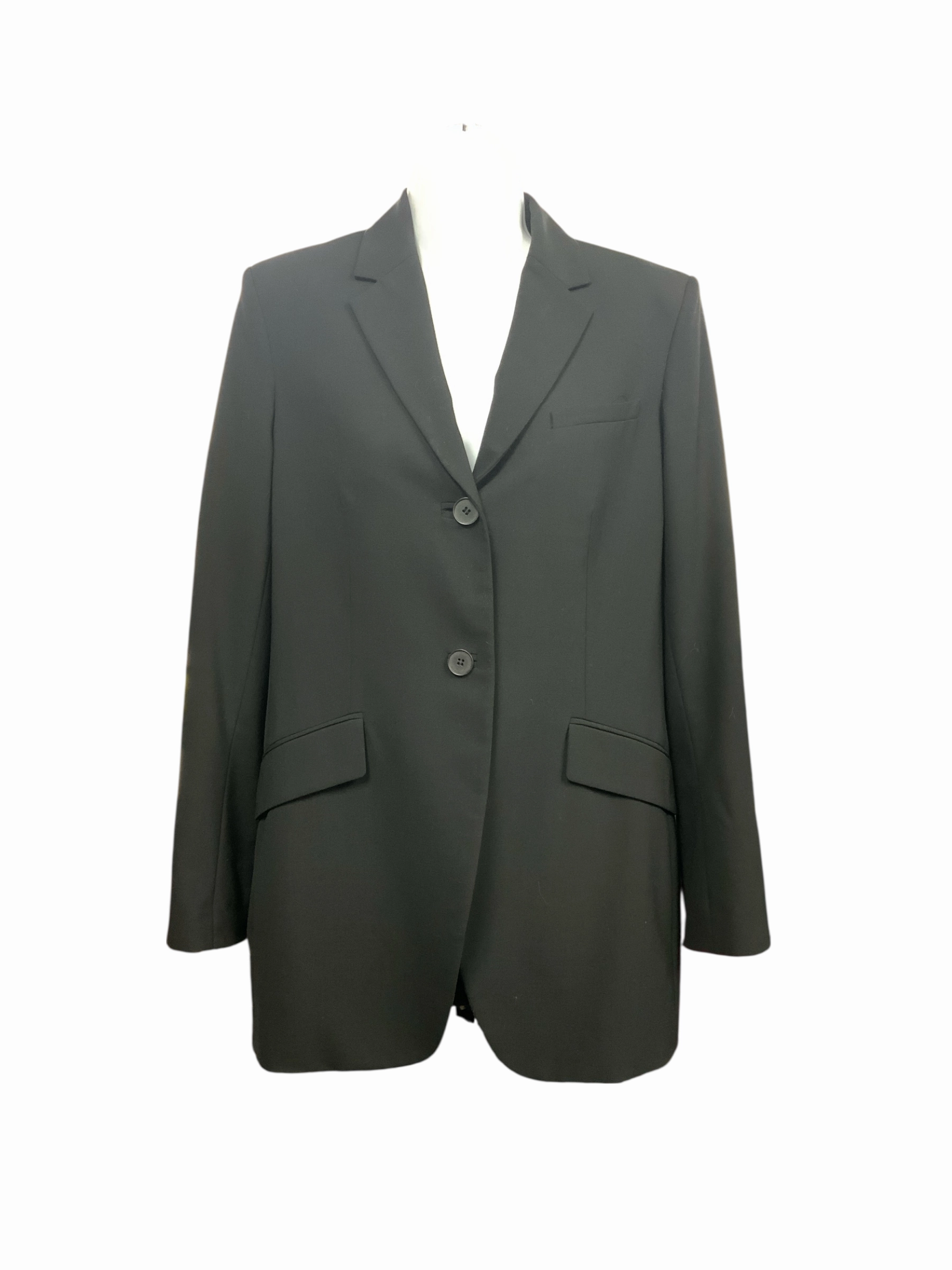 Minimalist Look Sleek Layers Women's Blazer Black M