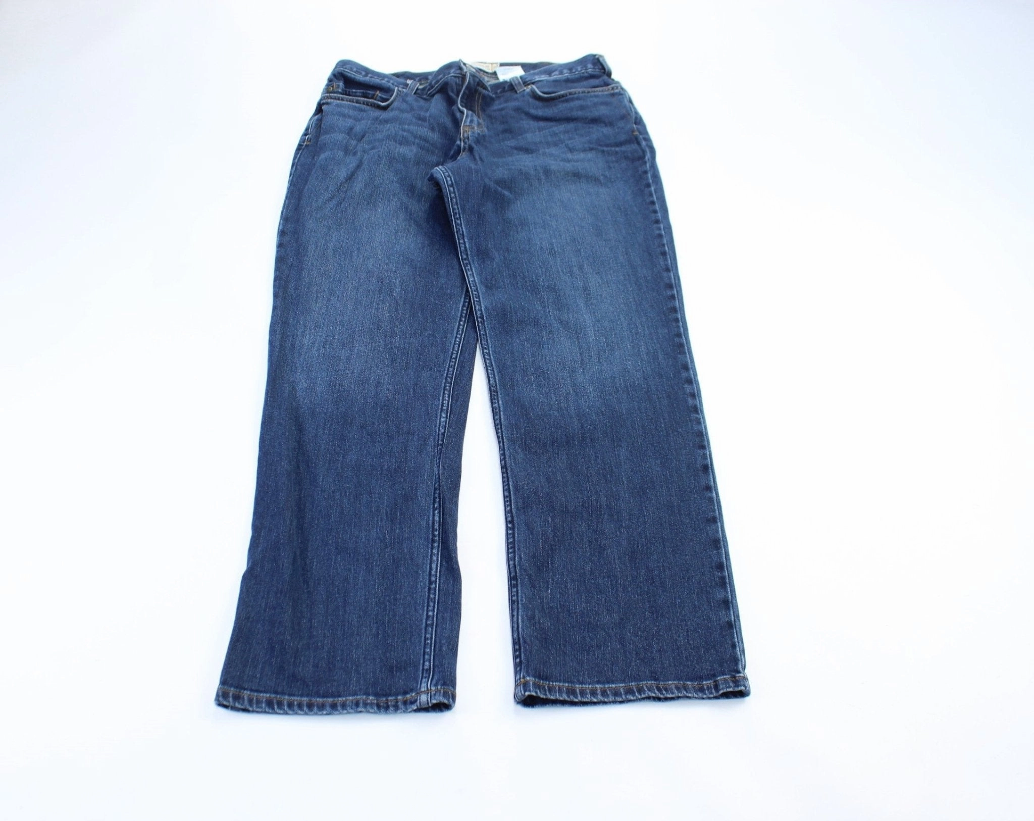 ripstop fabric Women's Carhartt Logo Patch Dark Wash Denim Jeans