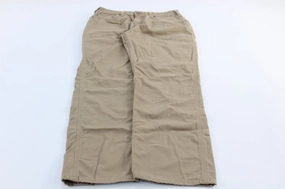 Women's Carhartt Logo Patch Khaki Carpenter Pants Abrasion Resistant Material