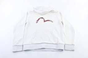 Women's Evisu Embroidered Pullover Hoodie Pullover