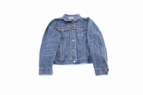 Women's Gap Dark Wash Denim Jacket Fashionable Style