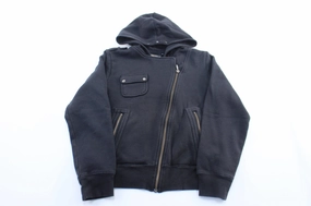 Money Women's Harley Davidson Motorcycles Embroidered Black Zip Up Hoodie