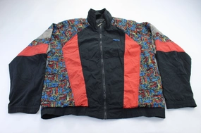 Women's Head Abstract Zip Up Jacket Performance Wear