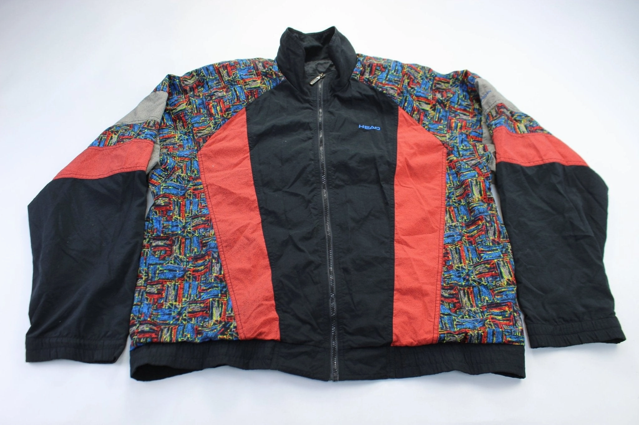 Women's Head Abstract Zip Up Jacket Performance Wear