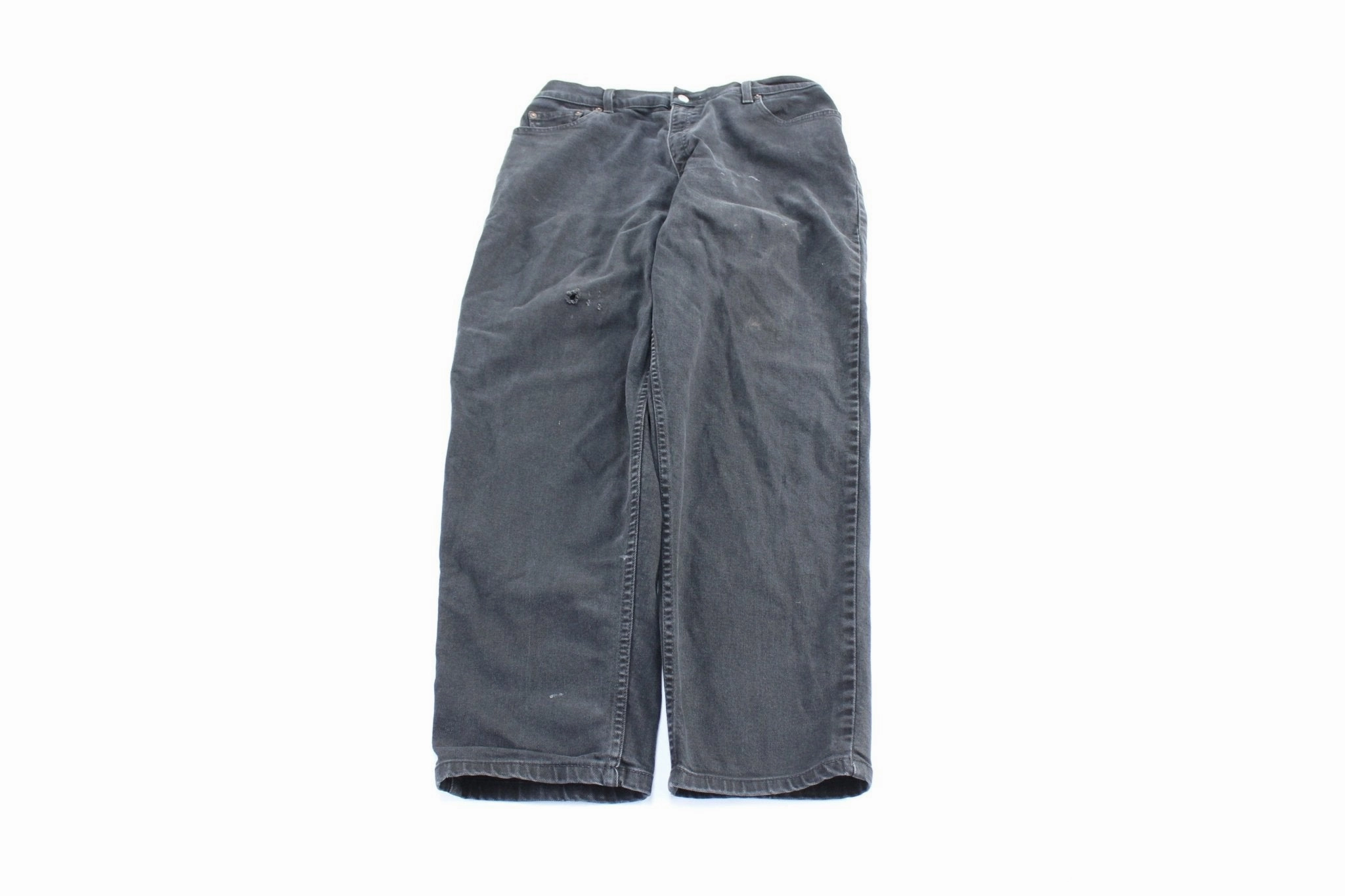 Women's Levi's 505 Black Wash Denim Jeans Neutral Shade