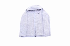 Women's Patagonia Logo Patch Light Purple Zip Up Jacket Elastic waist Wind Protection